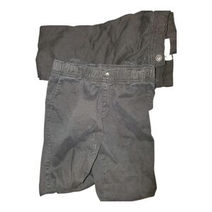 The Children's Place School uniform pants (2 pair) Elastic waist sz 12 black